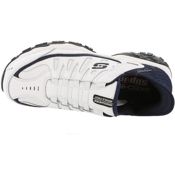 Skechers Men’s Afterburn M. Fit Grill Captain Slip-ins Sneaker White/Navy Size 8 - Picture 3 of 8
